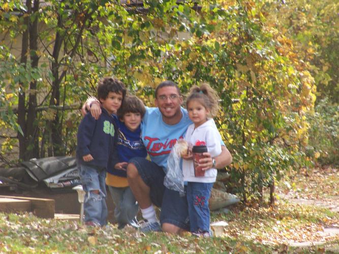 Craig with three of his kids